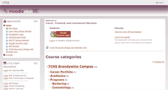 Desktop Screenshot of moodlectce.cciu.org